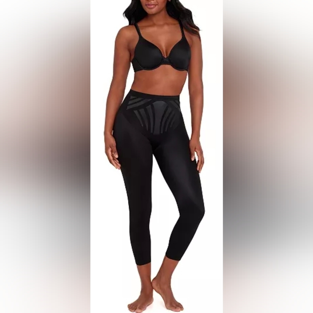 Nwt  MIRACLESUIT Modern Miracle Firm Shaper Leggings Size Large Black